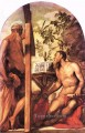聖ヒエロニムスと聖アンドリュー イタリア ルネサンス ティントレット